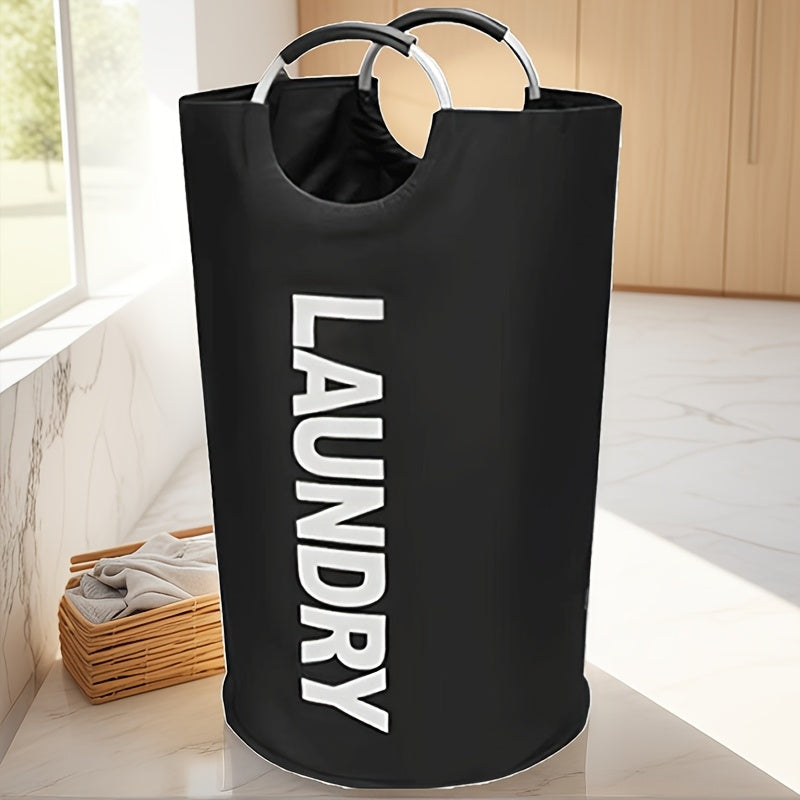 Large Laundry Basket with Foldable Laundry Bag, Independent High Hanger, Foldable Laundry Box, High Quality Laundry Basket, Of High Quality. The Handle Ring Adopts A Half Ring Design And The...