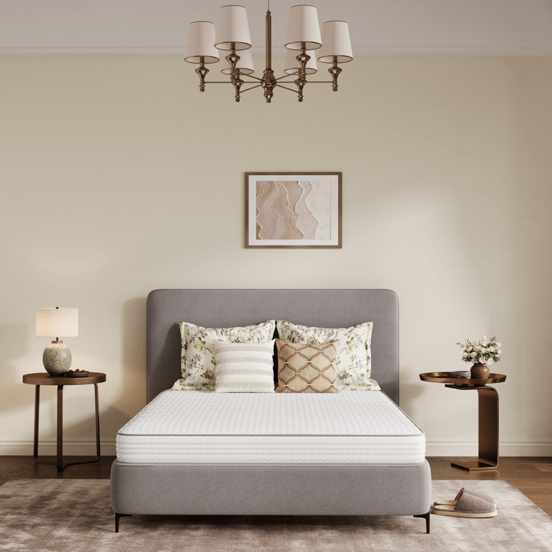 SweetNight 6/8/10/12/14 inch Memory Foam Hybrid Mattress With Pocket Springs, Twin Xl, Full, Queen, King, Sizes In A Box, Medium Firm, Mattresses For Support Comfort, Fiberglass-Free