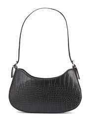 Original Women'S Column Strap Comfort Model Baguette Single Eyed Zipper Mini Hand Arm And Shoulder Bag
