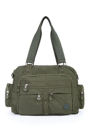 Women'S Multi-Eye Crinkle Shoulder And Handbag