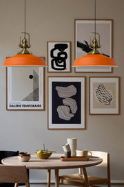 Orange Noble Double Chandelier Antique Headboard Retro Pendant Lamp Kitchen Living Room Cafe Chandeliers