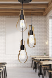 Metal Pear 3Rd Antique Chandelier