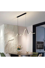 3 Colors Lighting Led Modern Smart Chandelier Pendant Lamp / Worm / 120 Cm - Swordslife