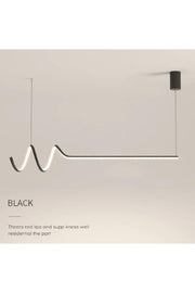Modern Smart Minimal Pendant Lamp with 3 Colors Burning Led / Minimal / 120 Cm / Anthracite Case - Swordslife