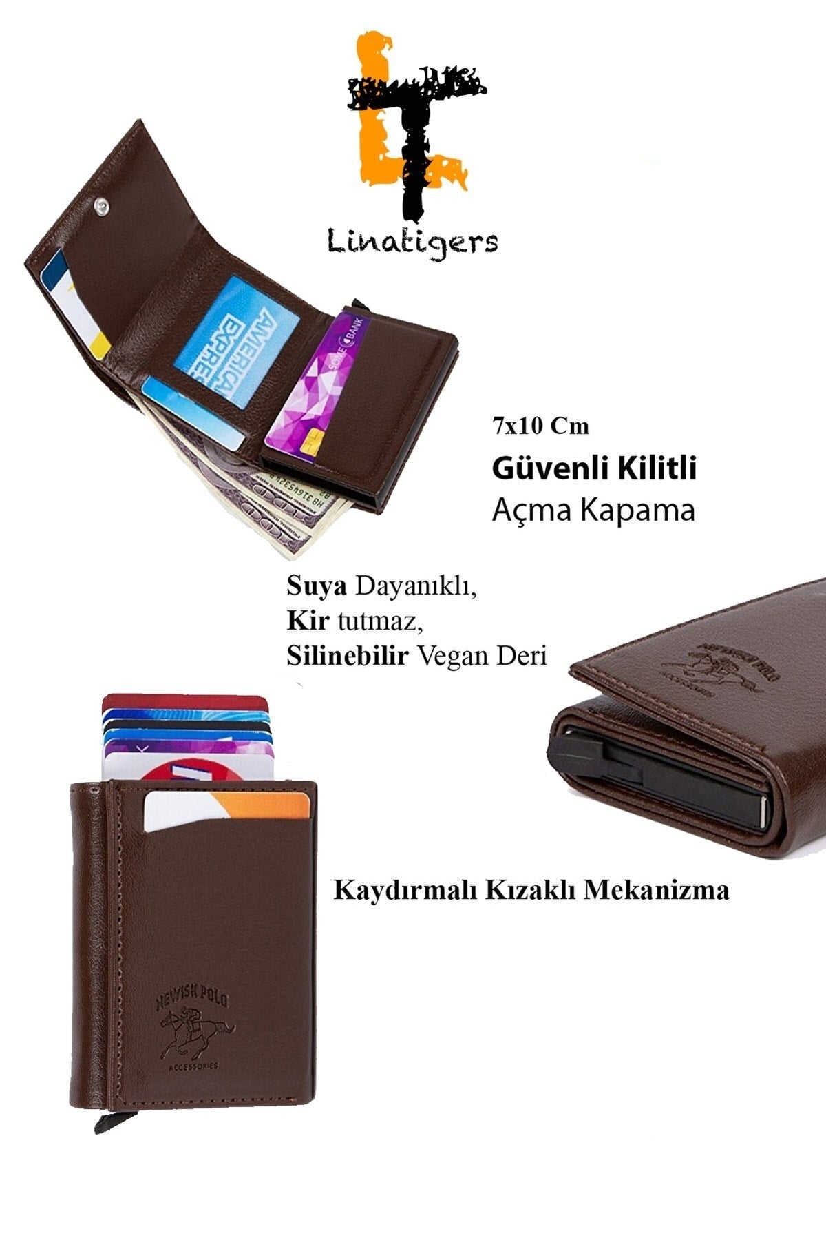 Men'S Leather Travel Shaving Cosmetic Handbag Portfolio Bag And Mechanism Wallet Set