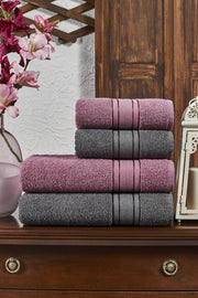 Bath Towel Set Turkish Bath Set of 4