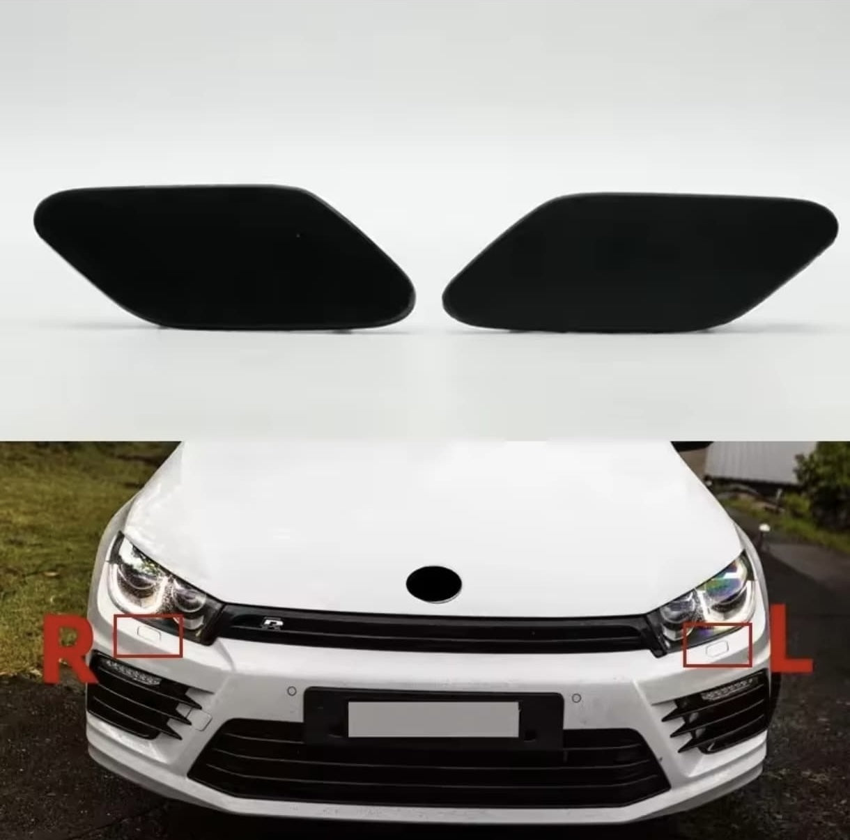Volkswagen Scirocco Uyumlu Far Yıkama Kapağı