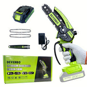 Mini Chainsaw Cordless 6-inch, Handheld Electric Power Chain Saw, for Tree Trimming Wood Cutting, Best Gifts for Dad, Husband, Electric Saw for Wood Cutting, Outdoor Pruning, Garden Tool, Handheld...