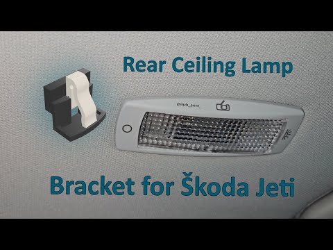 Skoda Yeti Uyumlu Arka Tavan Lambası Braketi