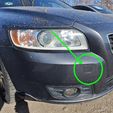Volvo S40 V50 Uyumlu Ön Tampon Çekme Kancası Kapağı