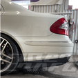 Mercedes E63 AMG W211 Uyumlu Arka Tampon Eti