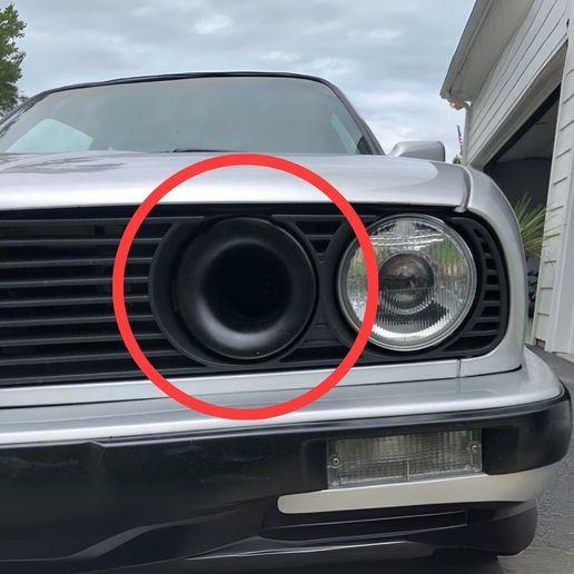 BMW E30 Uyumlu Far Hava Girişi