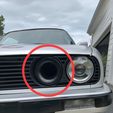 BMW E30 Uyumlu Far Hava Girişi