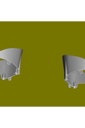 Renault Grand Scenic bumper fog light frame