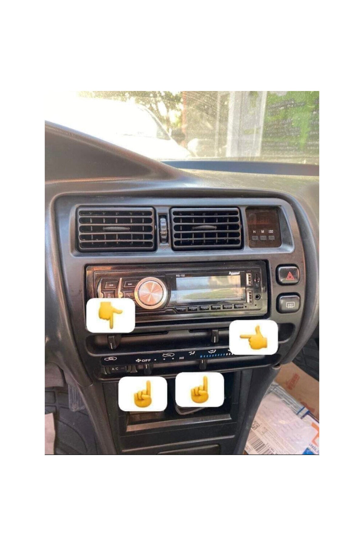 Toyota corolla efsane kasa kalorifer düğmeleri 93-99 Uyumlu