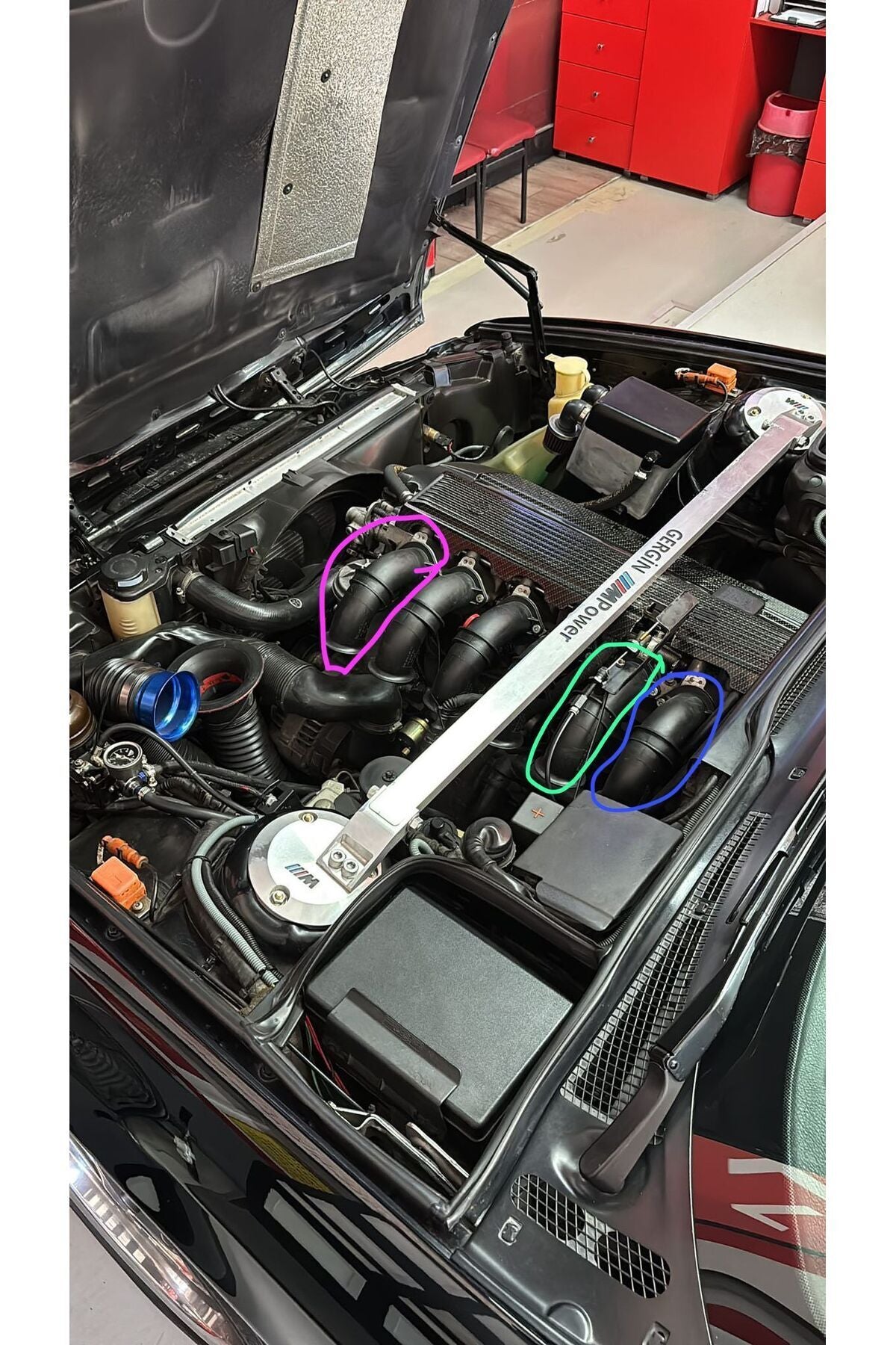 bmw manifold hava borusu 6 silindir