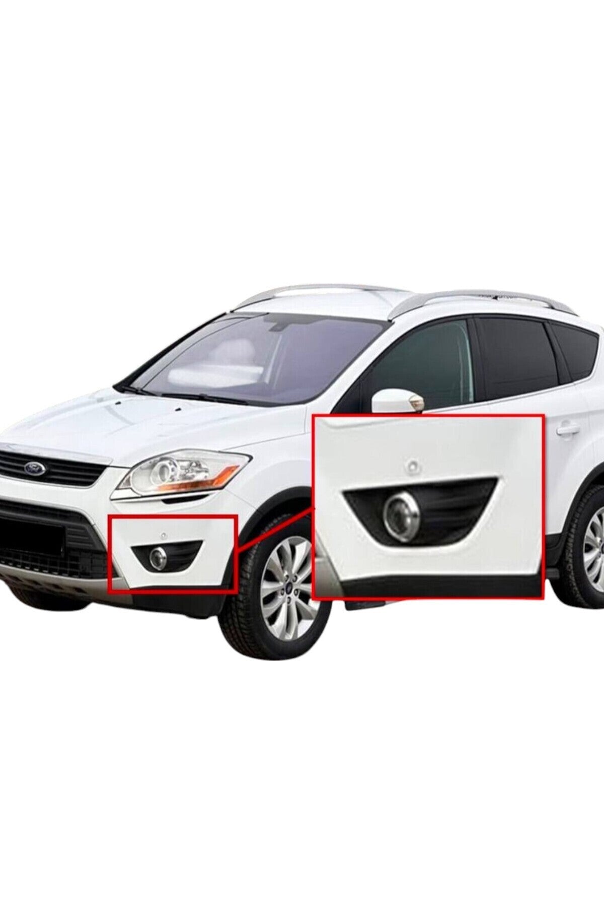 Ford Kuga Sis Farı Çerçevesi 2006-2012 SOL TARAF