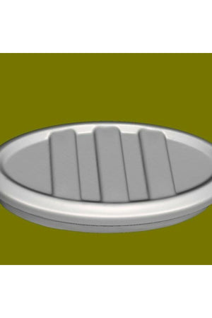 Plug for oval pipe 75x36 mm