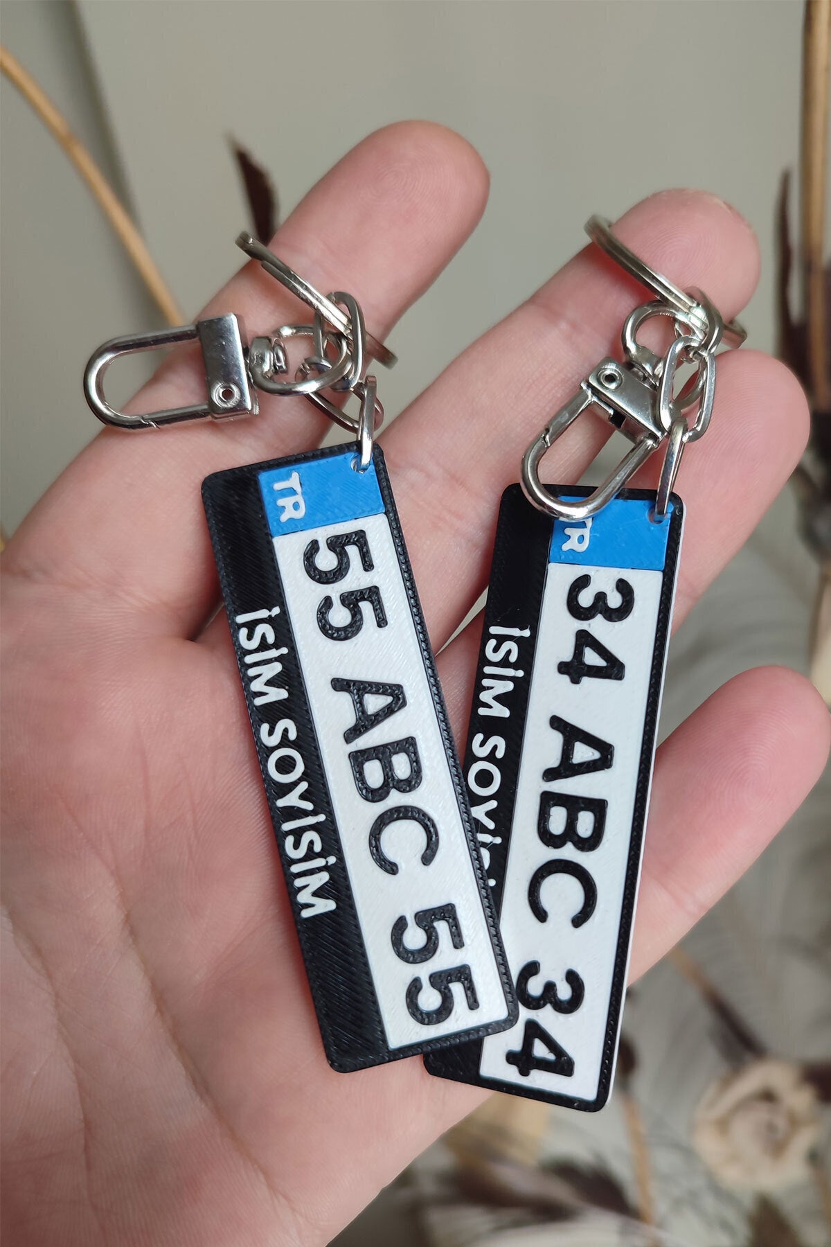 Kişiye Özel Isim Yazılı Plaka Anahtarlık, Anahtarlık Hediye