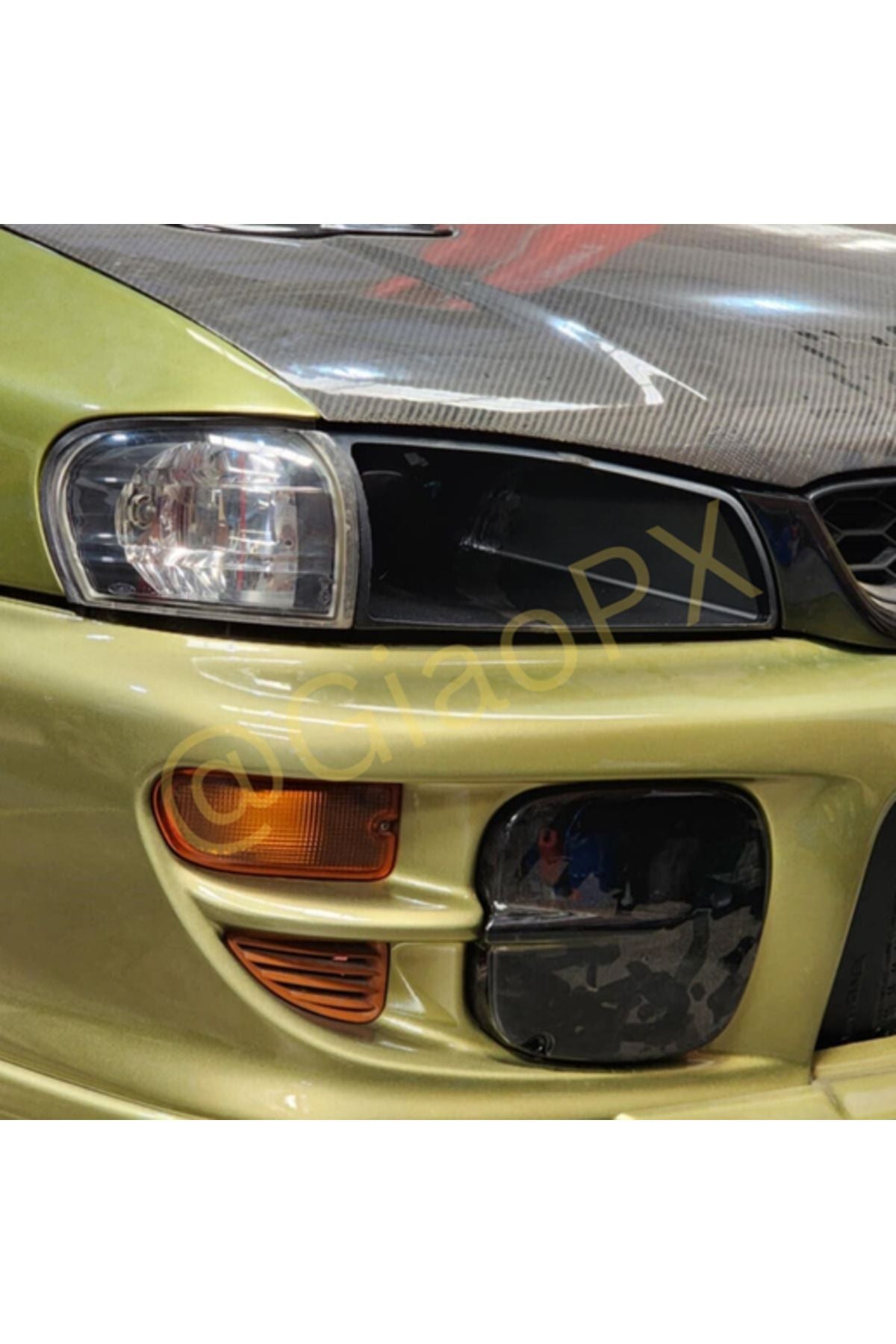 Subaru Impreza GC8 V5 V6 large opening headlight air intake
