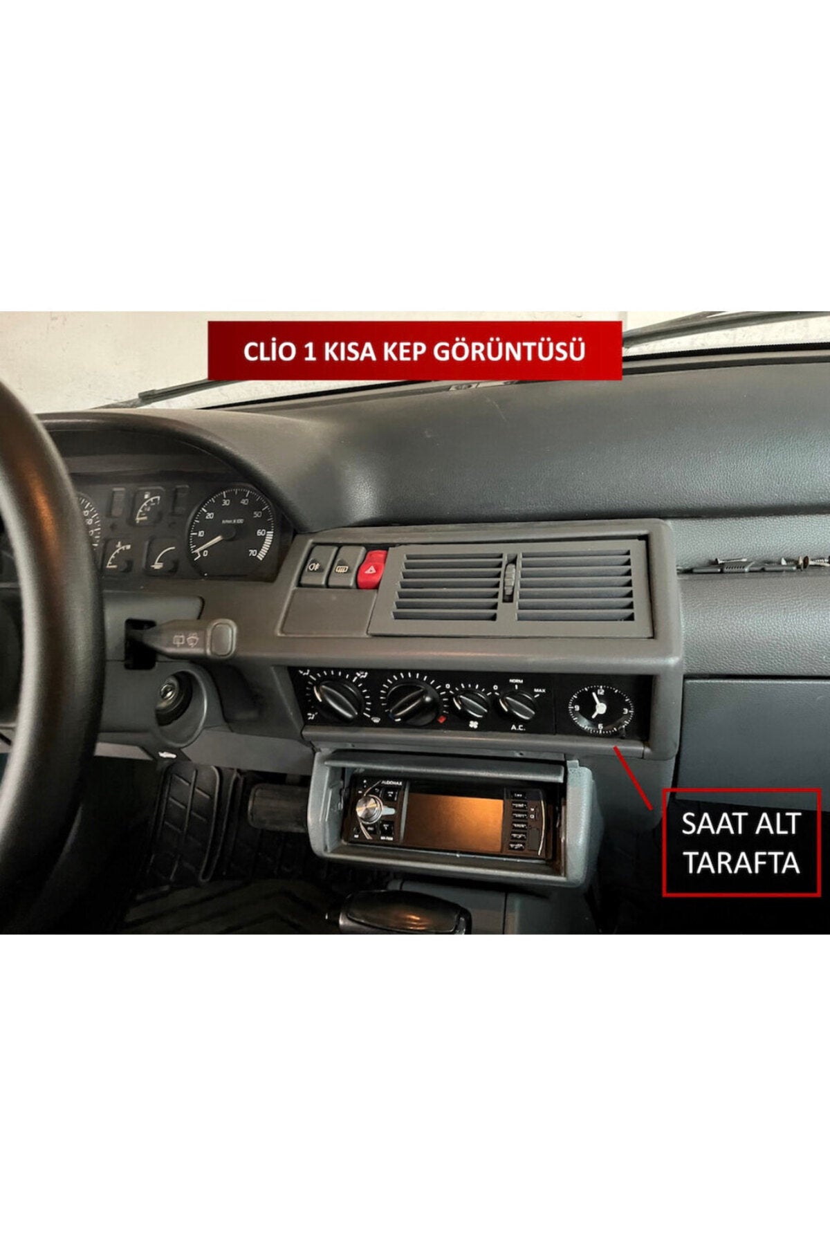 Clio 1 (91-98) Orta Kalorifer Izgarası Uyumlu