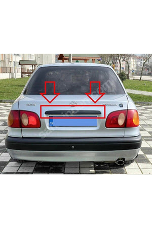 Toyota Corolla Terra Rear License Plate Strip