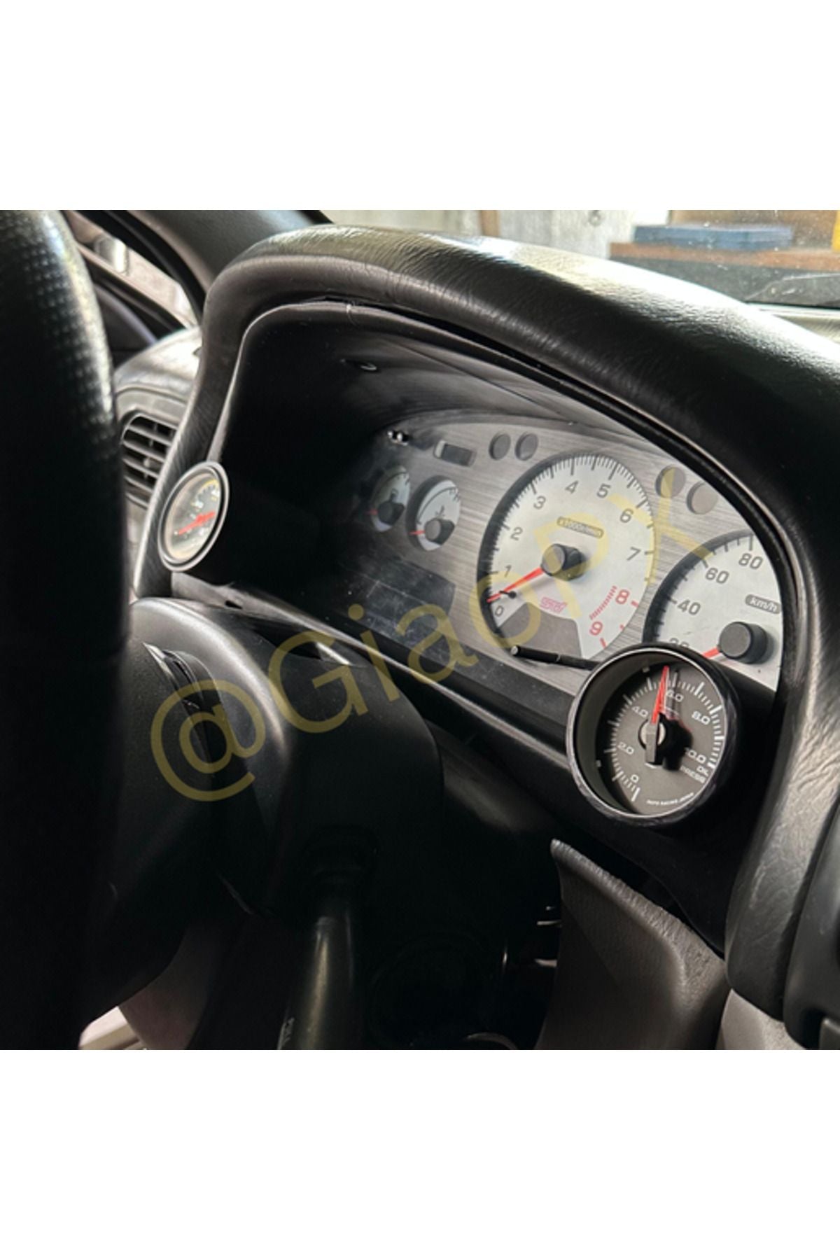Subaru GC8 V5 V6 instrument panel bezel 52mm with indicator