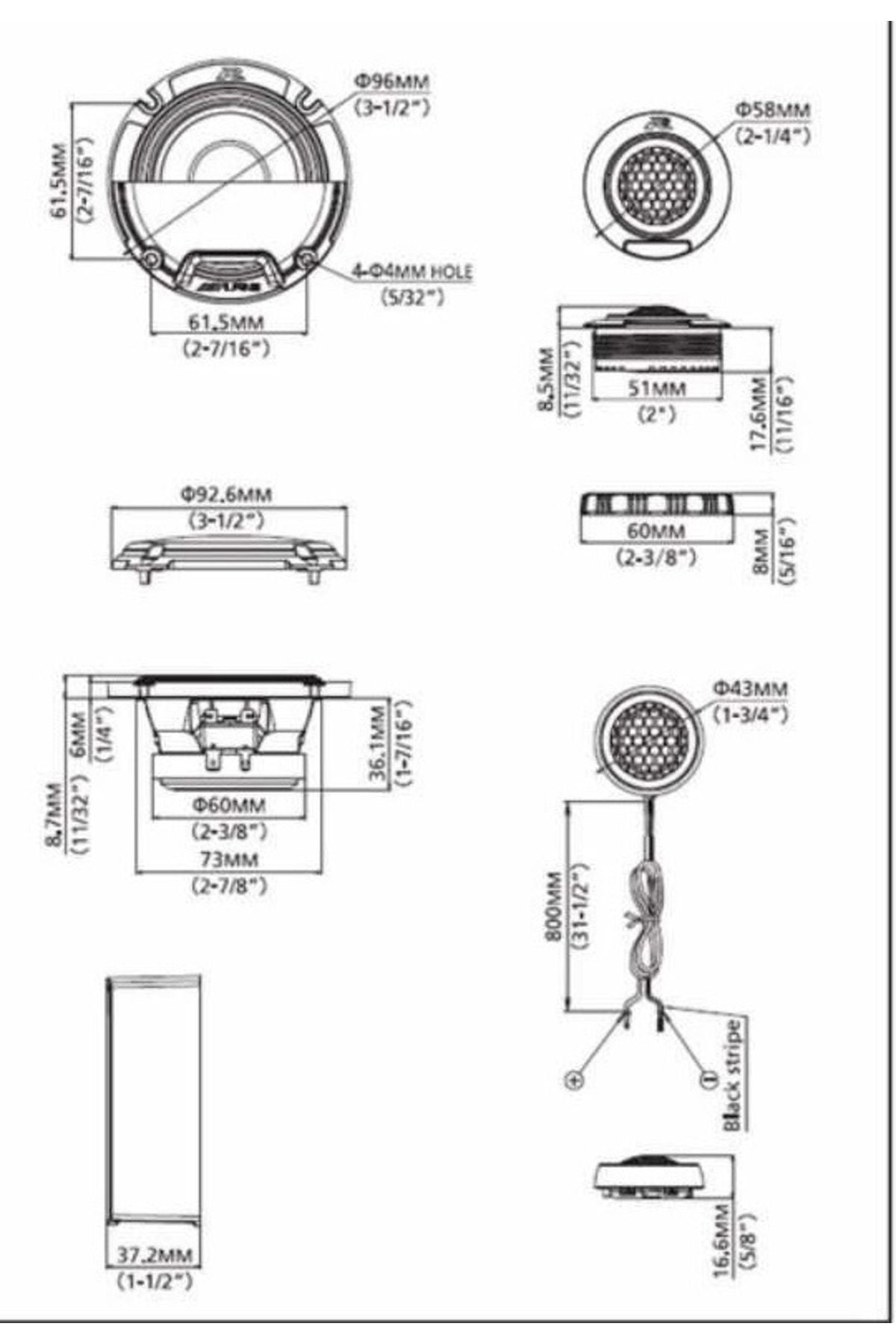 alpine s653 3 way pod pod
