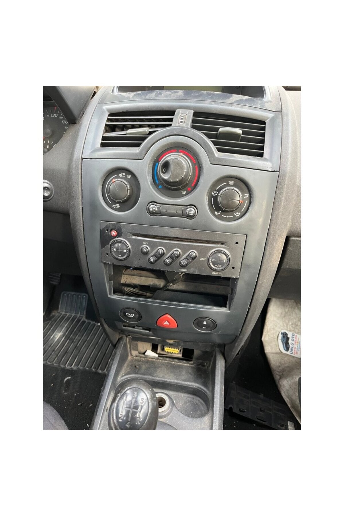 Megane 2 Uyumlu Manuel Klima Çerçevesi