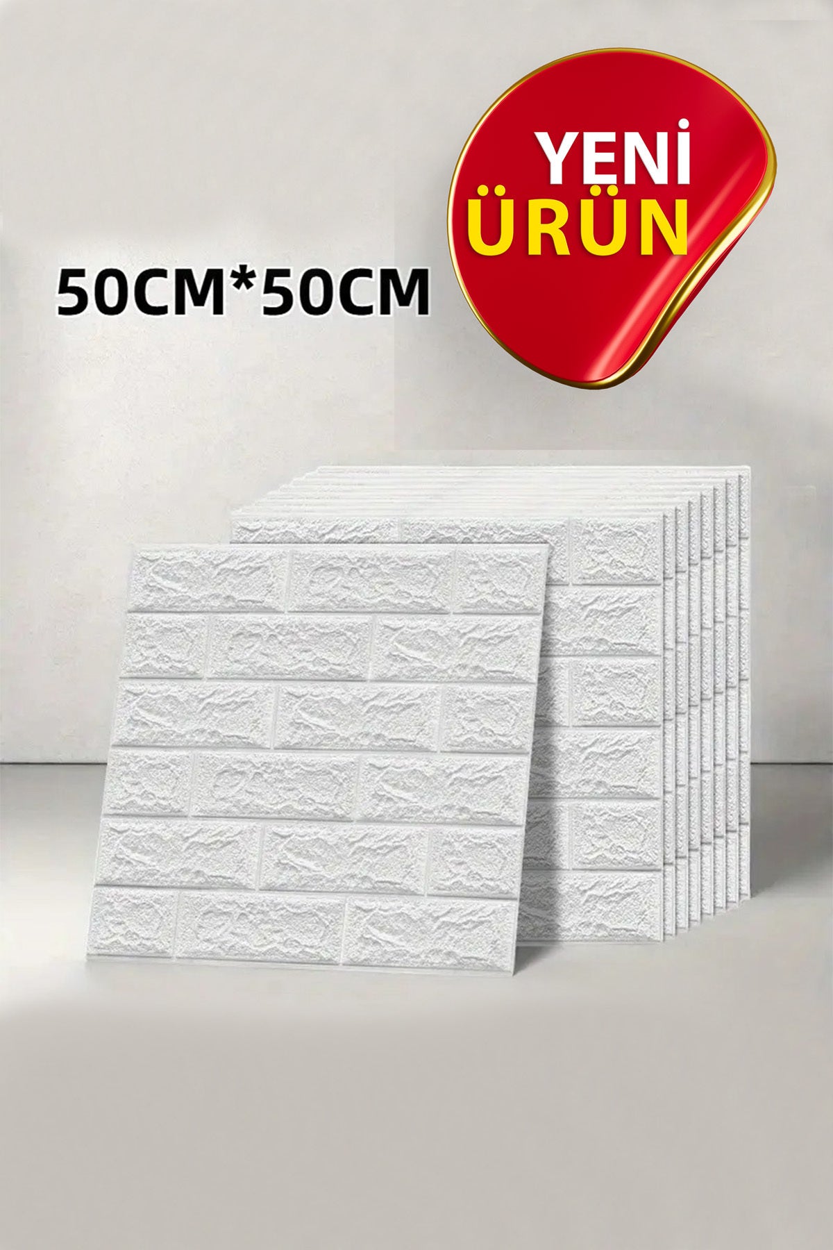 3D Alçı Dekor Tuğla