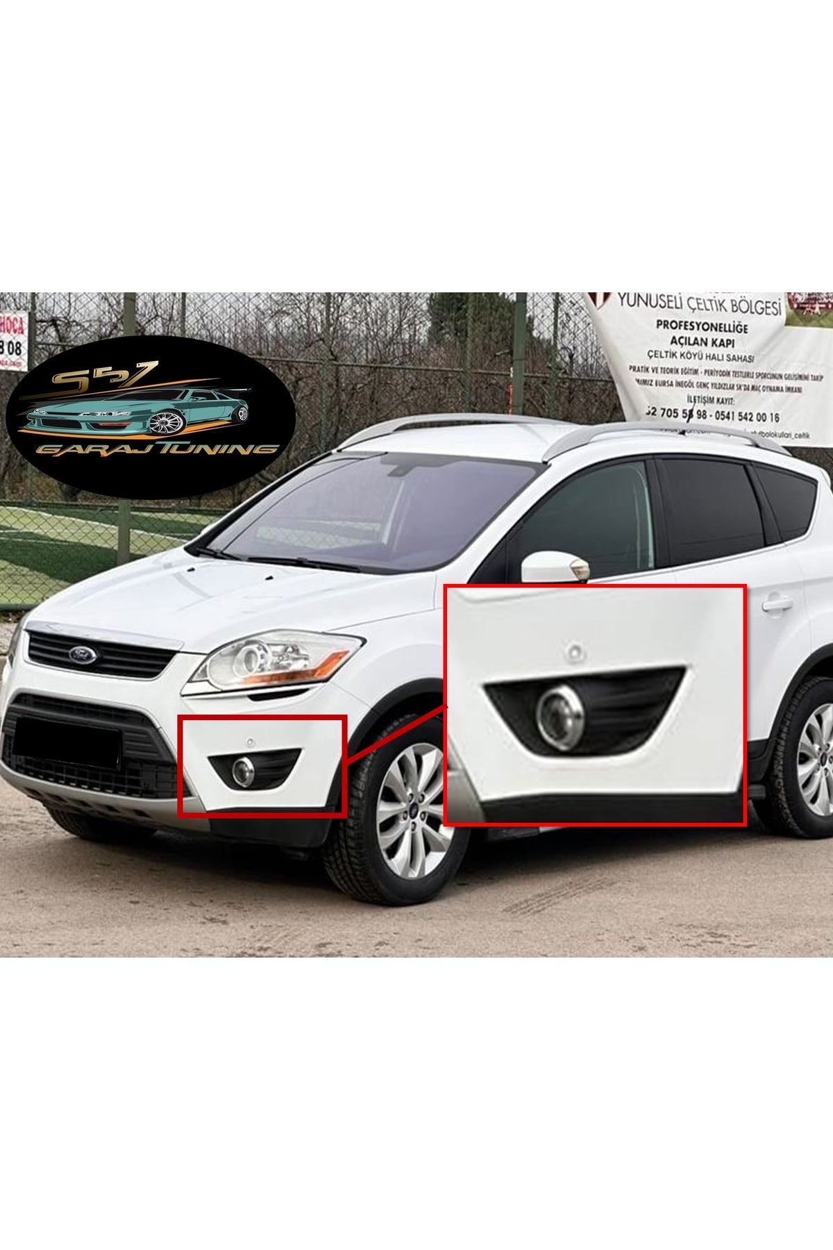 FORD KUGA 2006-2012 SİS FARI ÇERÇEVESİ SAĞ SOL TAKIM