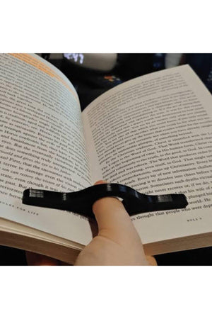 Thumb Hole Book Page Holder Reading Device