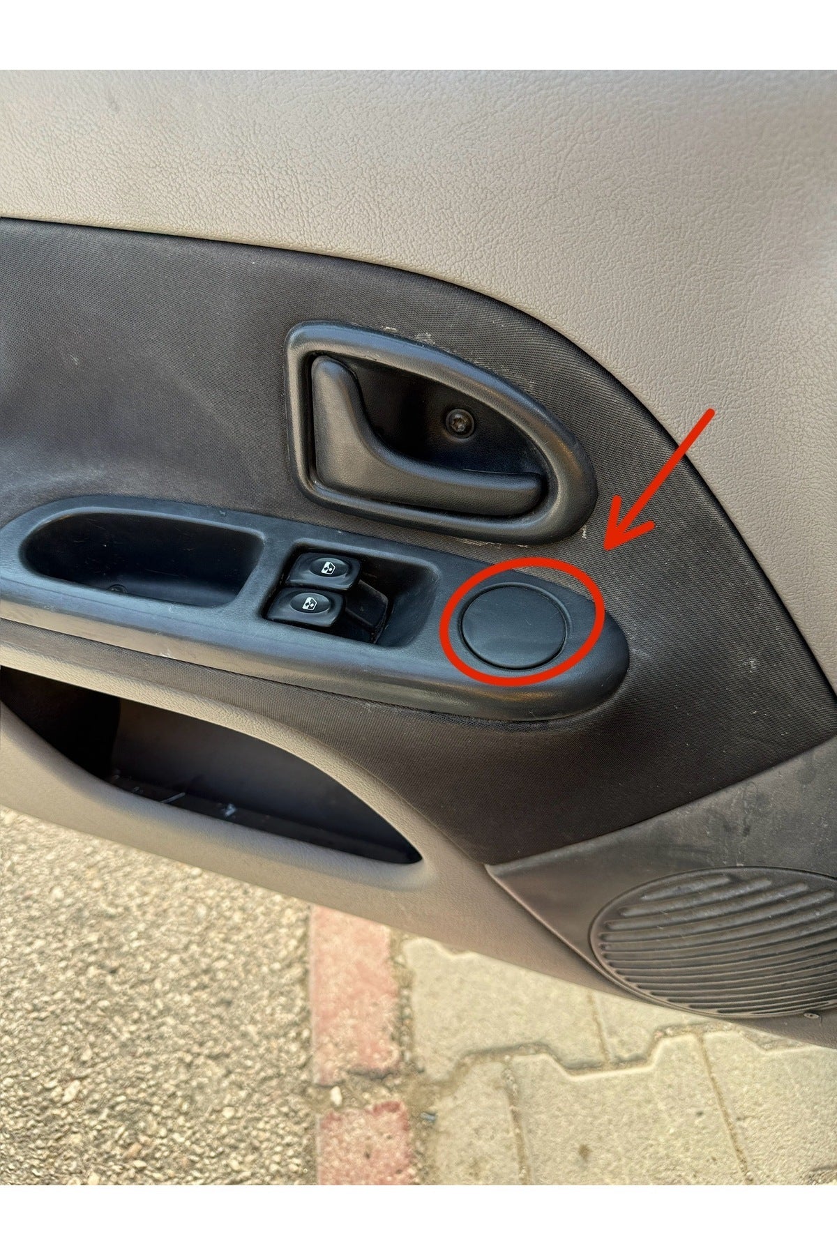 Renault Clio - Renault Symbol Thalia - Symbol cam düğme kapağı