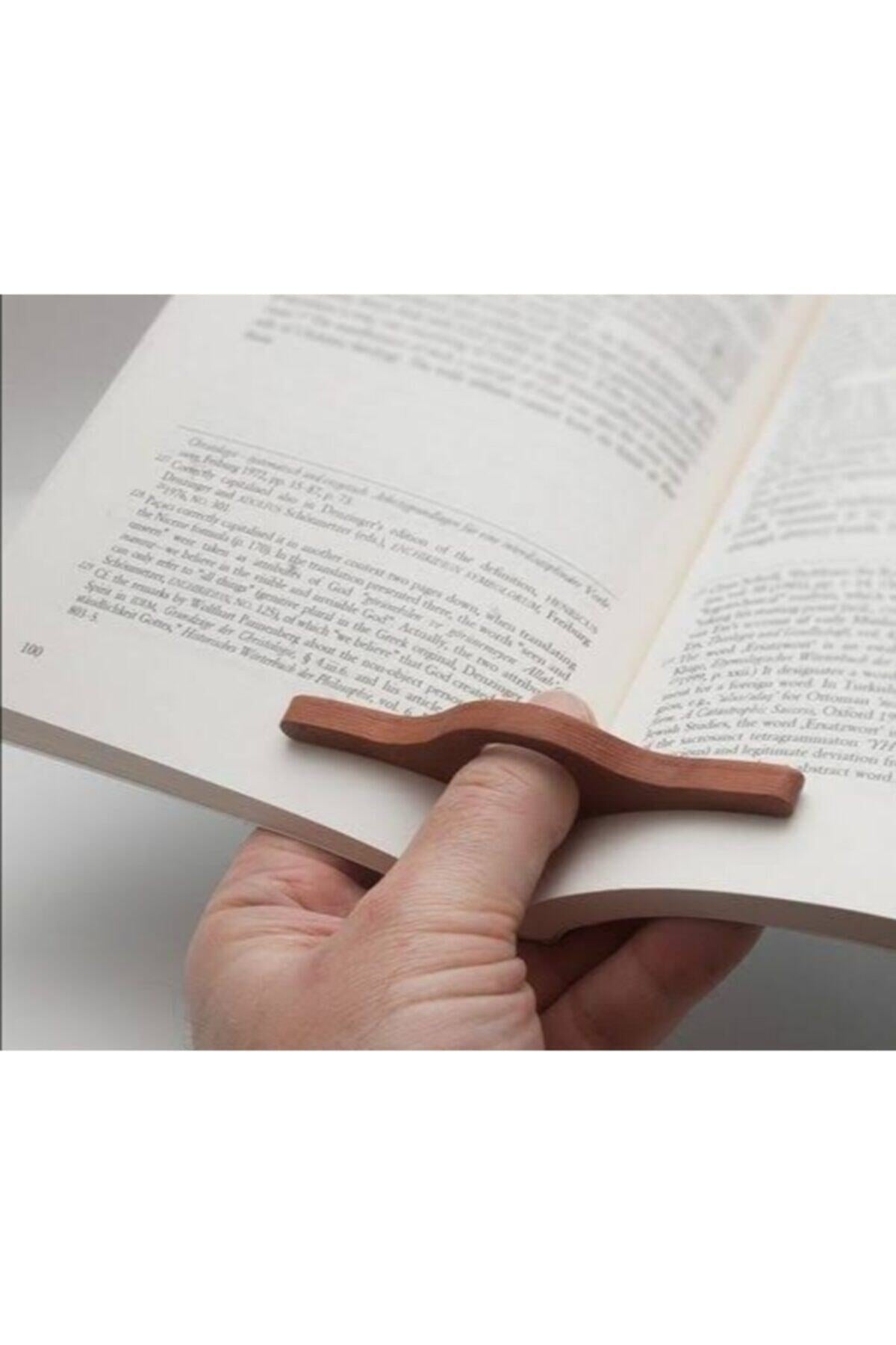 Parmak Delikli Kitap Sayfa Tutucu Okuma Aparatı