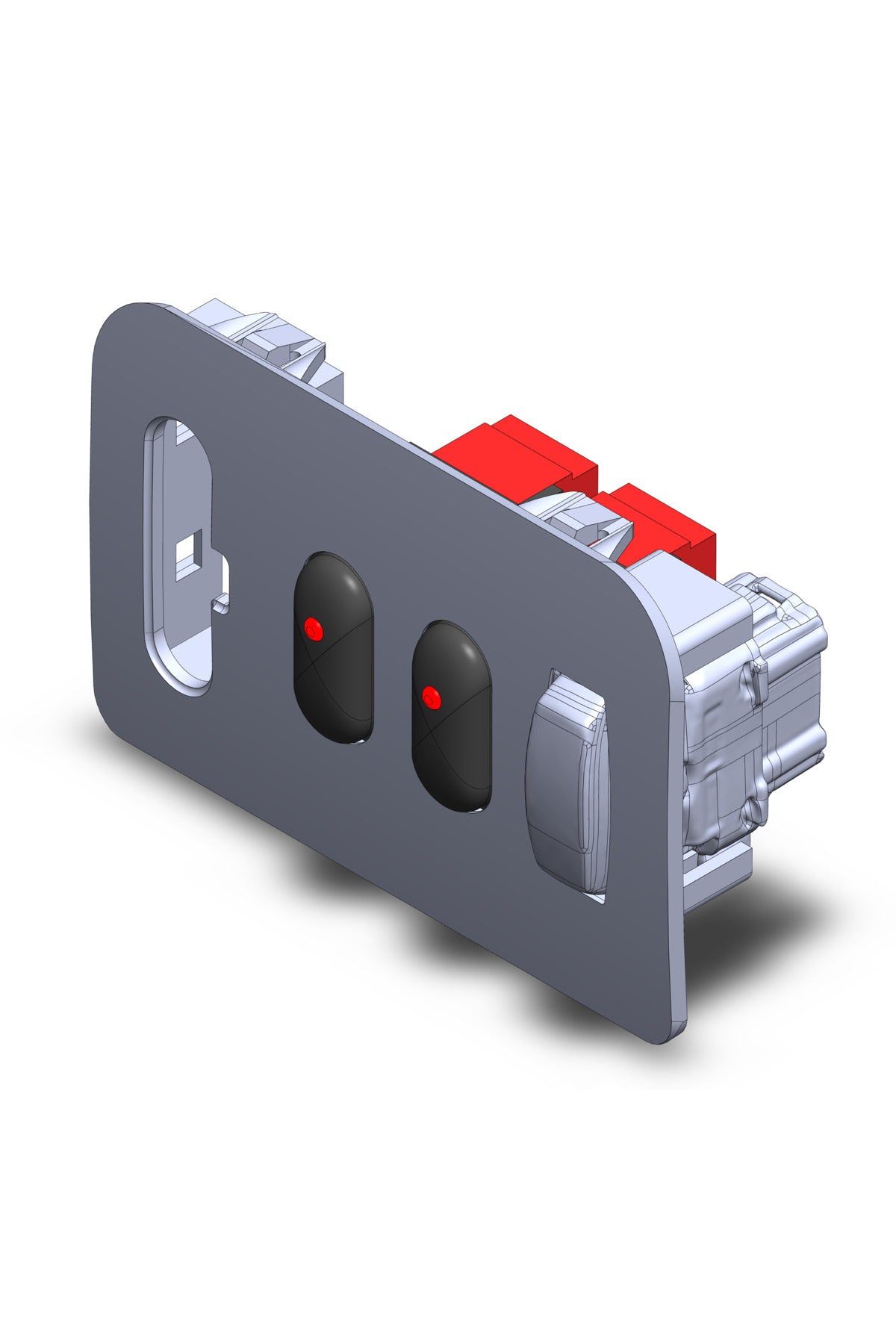 Renault Clio 2 Gösterge Paneli Anahtar Paneli Çerçevesi | ESP, Seyir Kontrolü, Isıtmalı Koltuklar