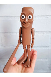 Tung Tung Tung Sahur Figürü – 10.5 cm Sağlıklı PETG malzemeden brainrot Hareketli 3D Dekoratif Figür