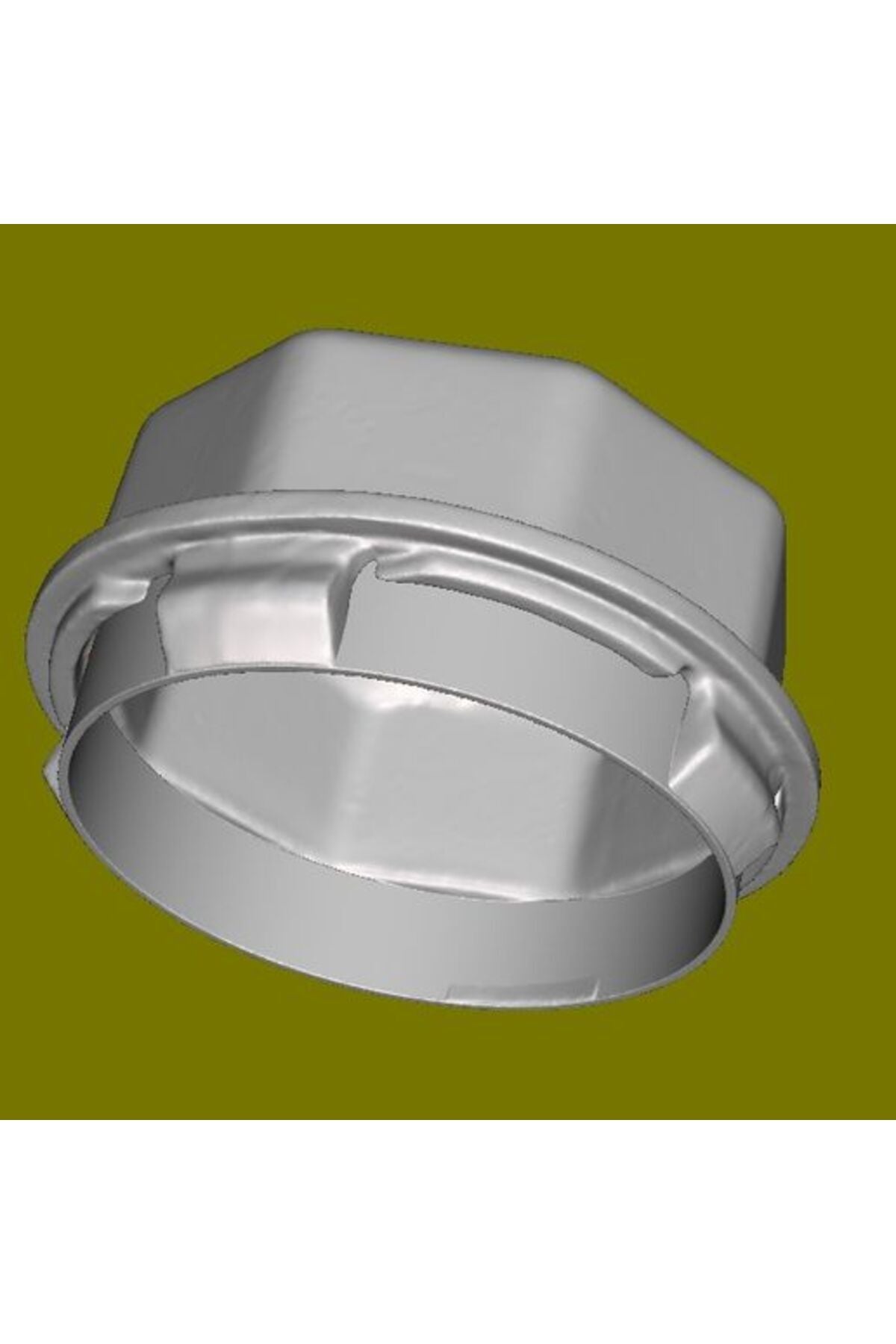 Audi jant göbeği kapağı 3D baskı modeli