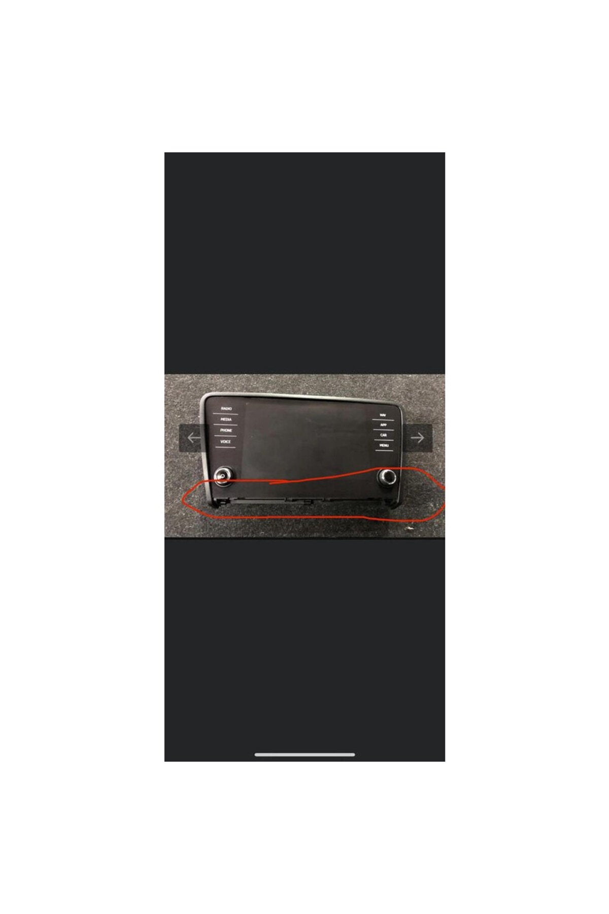 Skoda Octavia Uyumlu Teyp Alt Çıtası