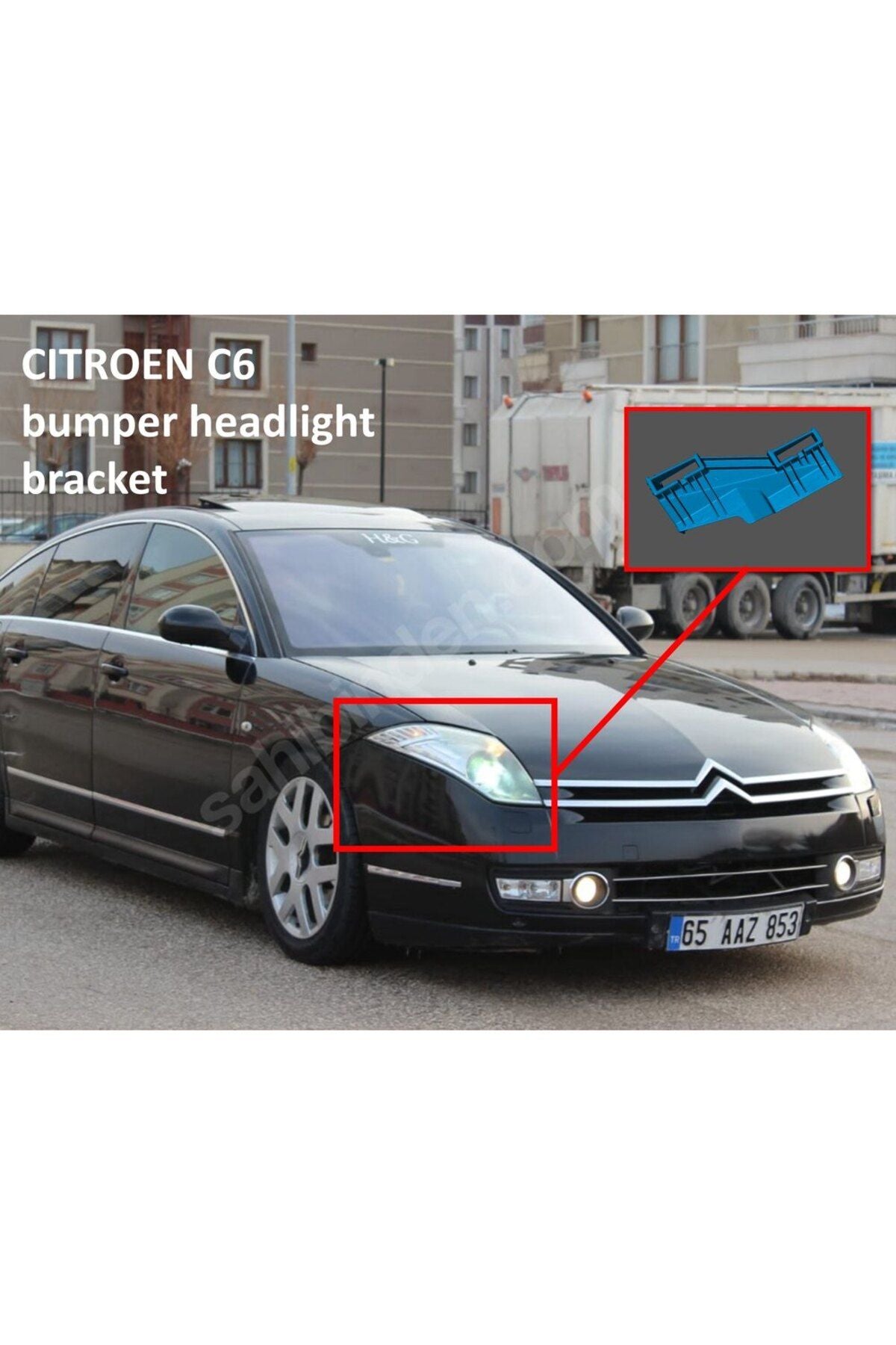 Citroen C6 bumper/headlight bracket Compatible