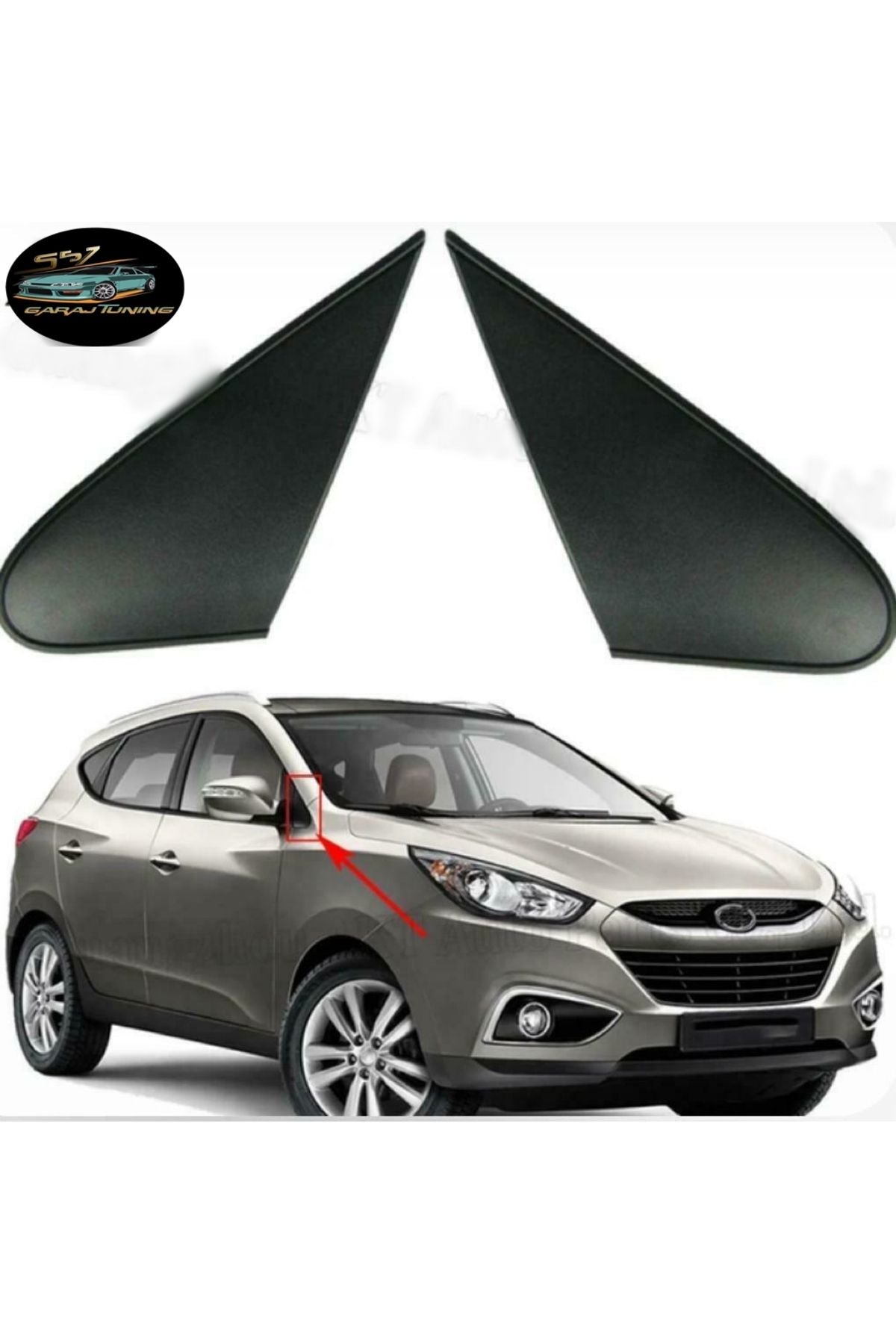 HYUNDAI IX35 MIRROR TRIANGLE RIGHT LEFT SET