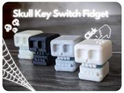 Kuru Kafa Tuş Anahtarlı Fidget Oyuncağı – 3D Baskılı