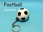 Mini Futbol Topu Anahtarlık – 3D Baskılı Spor Aksesuarı