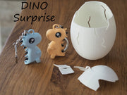 Sürpriz Yumurta İçinde Mini Dinozor – 3D Baskılı Oyuncak