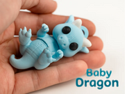 Mini Eklemli Ejderha Figürü – Esnek 3D Baskılı Anahtarlık