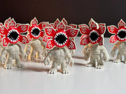 Çiçek Ağızlı Canavar Mini Figür – Esnek 3D Baskılı Anahtarlık