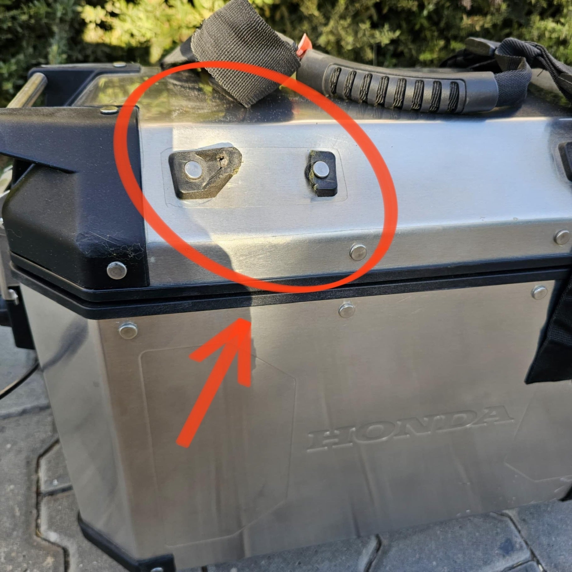 Africa Twin Motosiklet Bagaj Tutamağı