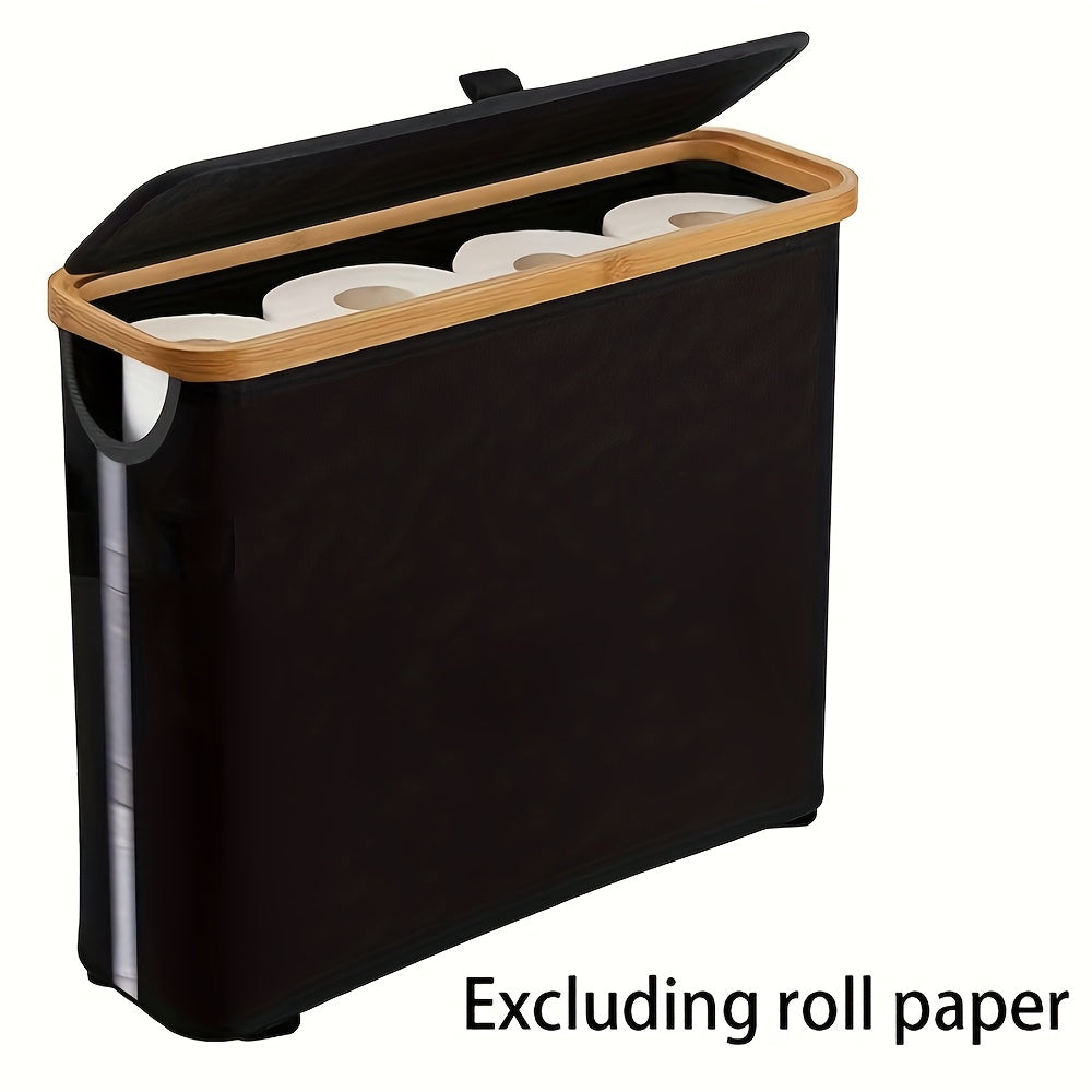 Toilet Paper Basket, Bamboo Toilet Paper Storage