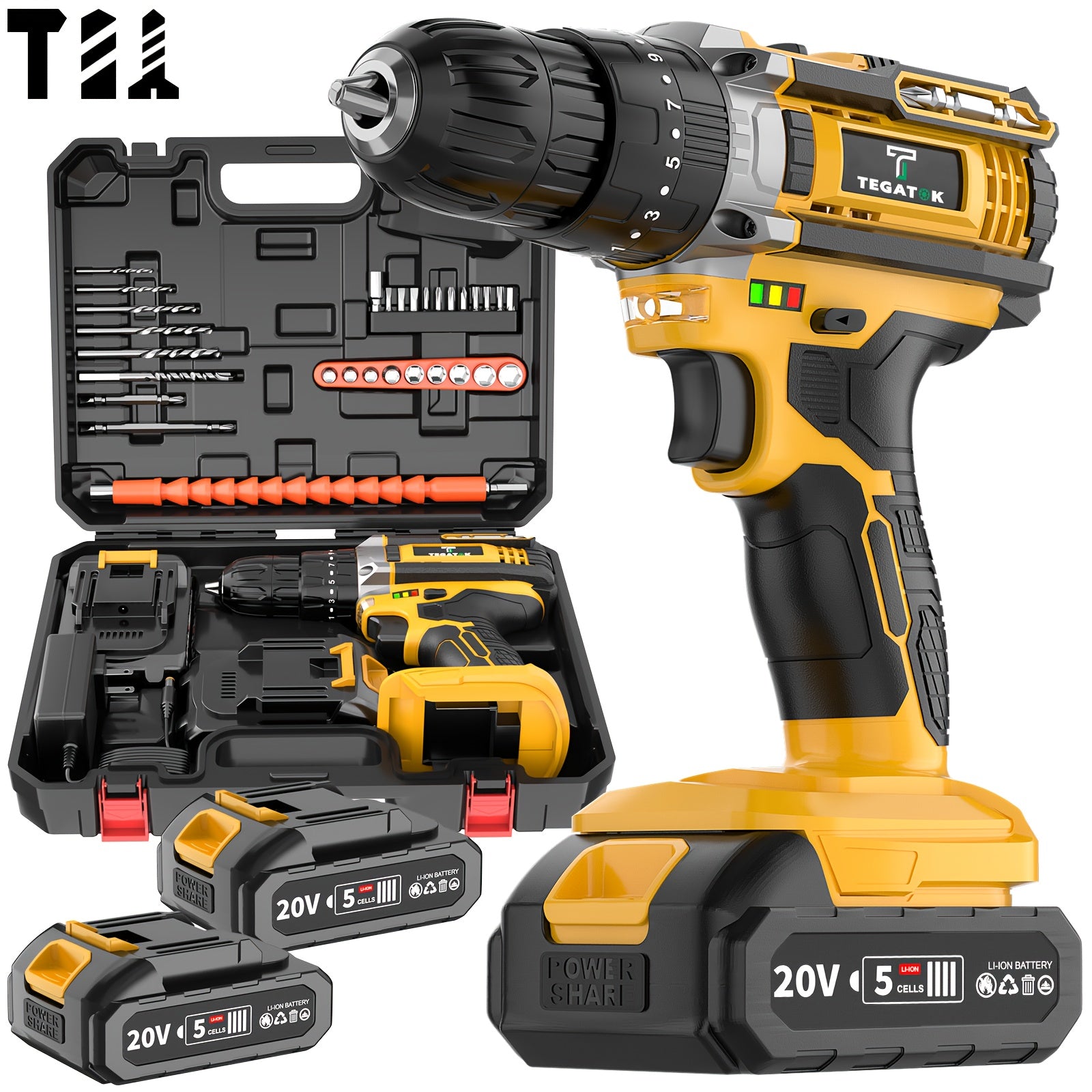 30|88|136|148pcs Electric Drill ToolBox Set