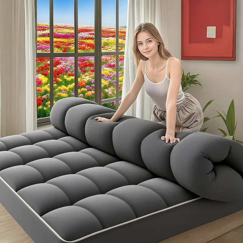 Extra Thick Mattress Pad Cover for Back Pain, Mattress Topper Cooling Mattress Protector with 8-21 Inch Deep Pocket with 1500GSM