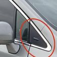 Toyota Avensis Uyumlu Aynalı Üçgen Kapağı